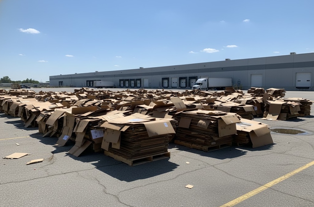 Triple wall gaylord box - heavy duty corrugated container